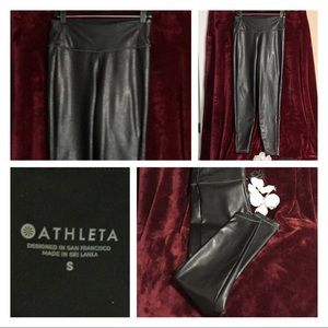 🖤❤️‍🔥ATHLETA FAUX LEATHER PANTS (S)